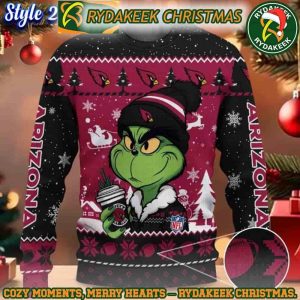 NFL Arizona Cardinals Grinch Stolen Christmas Ugly Sweater For Family Memories And Xmas Gift