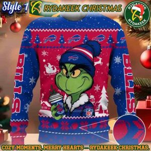 NFL Buffalo Bills Grinch Stolen Christmas Ugly Sweater For Family Memories And Xmas Gift