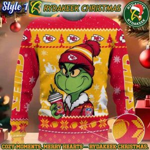 NFL Kansas City Chiefs Grinch Stolen Christmas Ugly Sweater For Family Memories And Xmas Gift