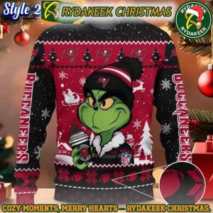 NFL Tampa Bay Buccaneers Grinch Stolen Christmas Ugly Sweater For Family Memories And Xmas Gift