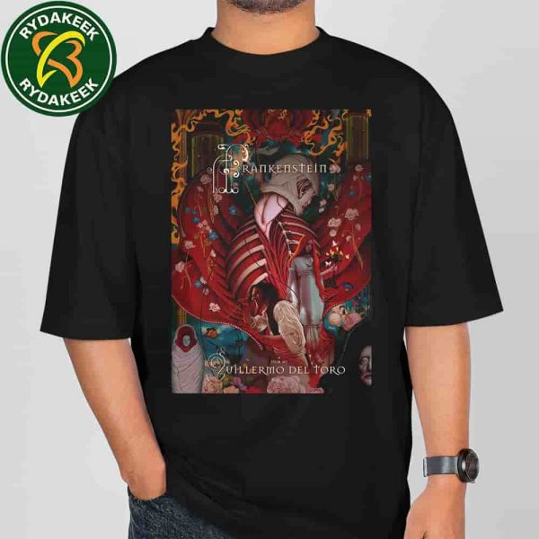 New poster for Guillermo del Toro?s FRANKENSTEIN 2025 Art By James Jean T-Shirt
