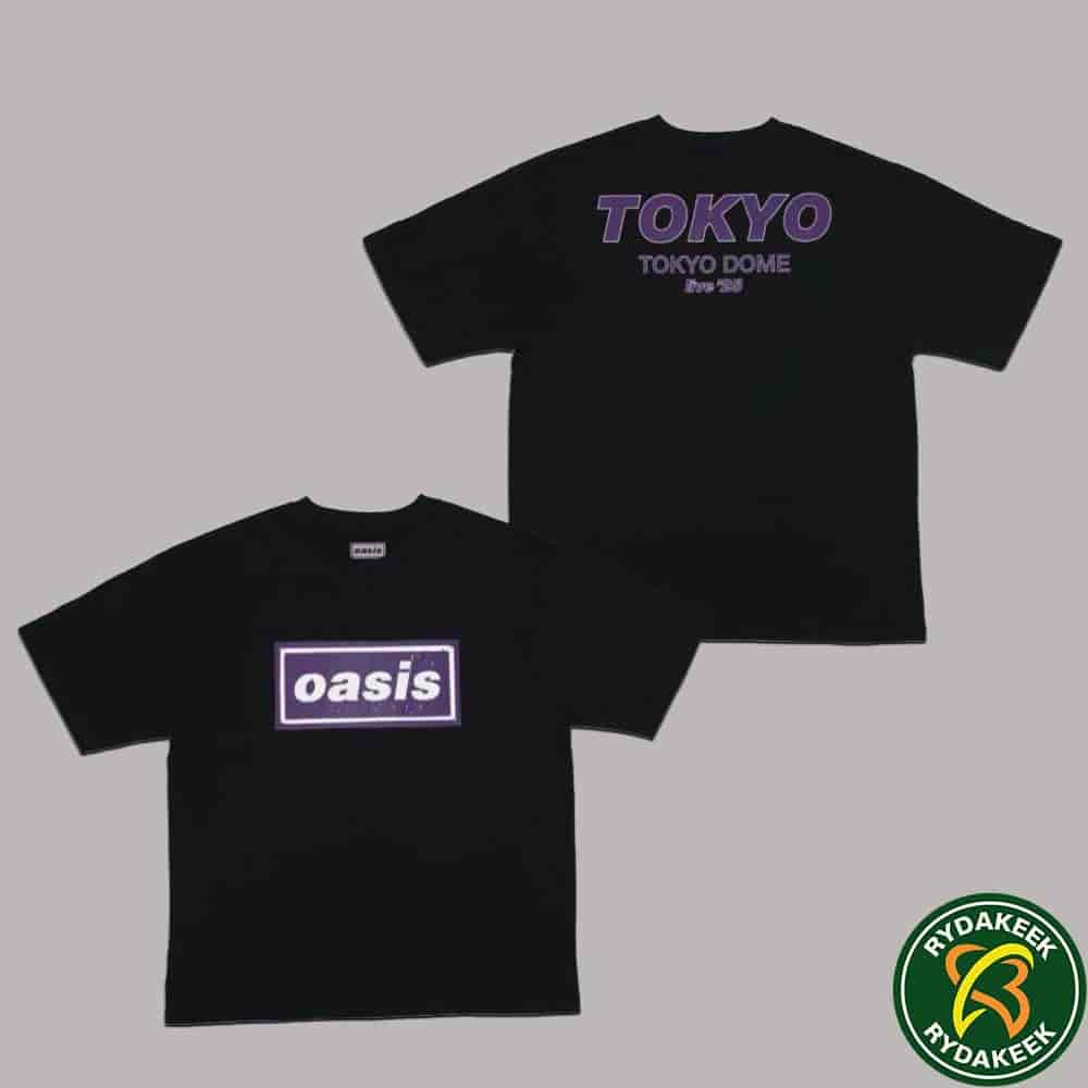 Oasis Tokyo Dome Japan 2025 Live 25 Exclusive T-Shirt Merchandise Oasis Tokyo Dome Japan 2025 Live 25 Exclusive T-Shirt Merchandise