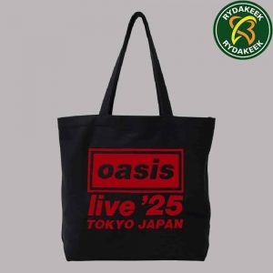 Oasis Tokyo Japan Merch Live 25 Tour At Tokyo Dome Tote Bag