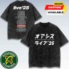 Twenty One Pilots The Clancy Tour Breach 2025 Exclusive Merchandise Tour Dates Printback Washed T-Shirt Twenty One Pilots The Clancy Tour Breach 2025 Exclusive Merchandise Tour Dates Printback Washed T-Shirt