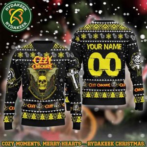 Ozzy Osbourne Crazy Train Personalized Family Memories And Christmas Gift Ugly Sweater