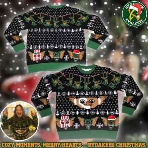 Ozzy Osbourne Gremlins Middle Of Beyond Family Memories And Christmas Gift Ugly Sweater