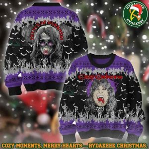 Ozzy Osbourne Prince Of Darkness Vampire Family Memories And Christmas Gift Ugly Sweater