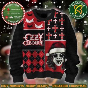 Ozzy Osbourne Vampire For Night Family Memories And Christmas Gift Ugly Sweater