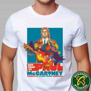 Paul McCartney Minneapolis Got Back Tour 2025 Live At US Bank Stadium On October 17 Merchandise Event T-Shirt Paul McCartney Minneapolis Got Back Tour 2025 Live At US Bank Stadium On October 17 Merchandise Event T-Shirt