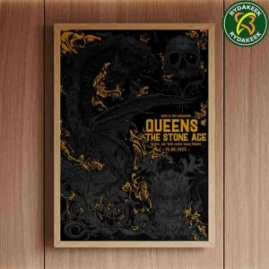 Queens Of The Stone Age Boston 2025 At Boch Center Wang Theatre On October 8 Home Decor Poster Canvas Queens Of The Stone Age Boston 2025 At Boch Center Wang Theatre On October 8 Home Decor Poster Canvas