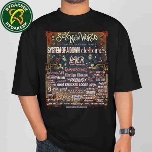 Sick New World Fort Worth Texas 2026 Full Lineup At Texas Motor Speedway On October 24 T-Shirt Sick New World Fort Worth Texas 2026 Full Lineup At Texas Motor Speedway On October 24 T-Shirt