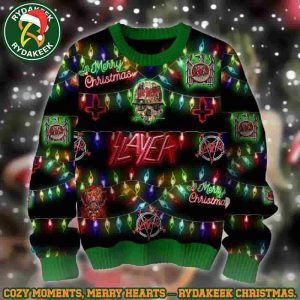 Slayer Bright Light Merry Slayermas Family Memories And Christmas Gift Ugly Sweater Slayer Bright Light Merry Slayermas Family Memories And Christmas Gift Ugly Sweater