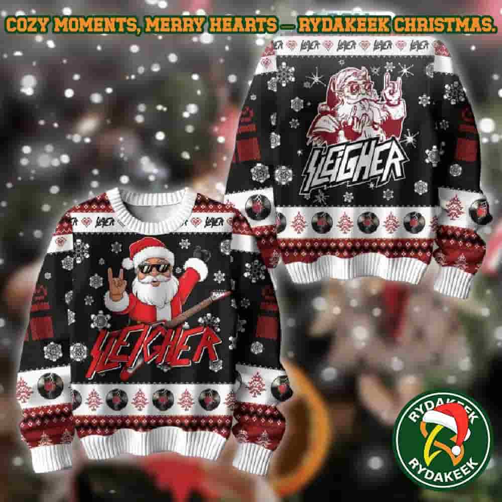 Slayer Sleigher Seasons Greetings In The Abyss Family Memories And Christmas Gift Ugly Sweater Slayer Sleigher Seasons Greetings In The Abyss Family Memories And Christmas Gift Ugly Sweater