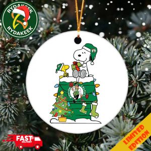 Snoopy And Woodstock NBA Christmas Ornament 2025 For Boston Celtics Fans Snoopy And Woodstock NBA Christmas Ornament 2025 For Boston Celtics Fans