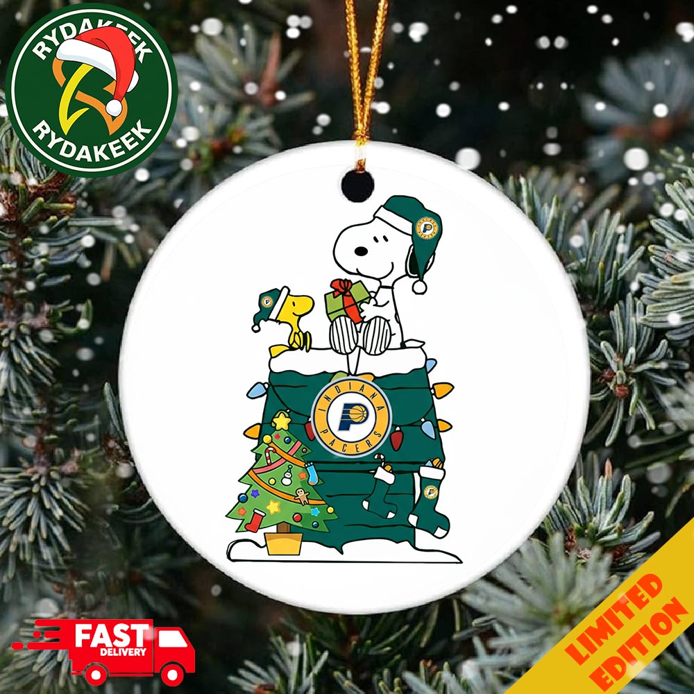 Snoopy And Woodstock NBA Christmas Ornament 2025 For Indiana Pacers Fans Snoopy And Woodstock NBA Christmas Ornament 2025 For Indiana Pacers Fans