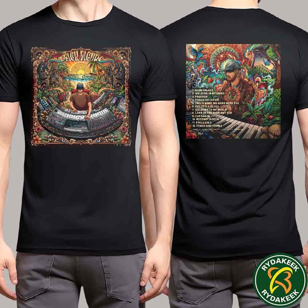 Stick Figure Free Flow Sessions Album 2025 Remixed And Extended Dub Reggae Riddims T-Shirt Stick Figure Free Flow Sessions Album 2025 Remixed And Extended Dub Reggae Riddims T-Shirt
