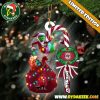 Tennessee Titans NFL Custom Grinch Candy Cane Name Ornament 2025 Xmas Tree Gift