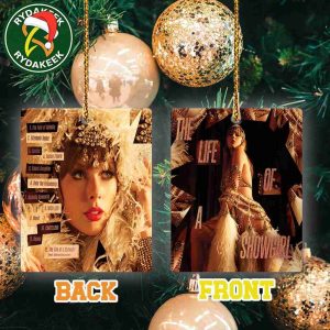 Taylor Swift Cover Album The Life of a Showgirl The Crowd is Your King Track List Edition Christmas Gift Tree Decorations Ornament