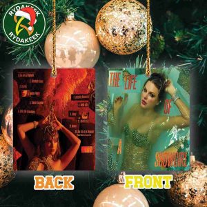 Taylor Swift New album The Life of a Showgirl Track List October 3 2025 Christmas Gift Tree Decorations Ornament