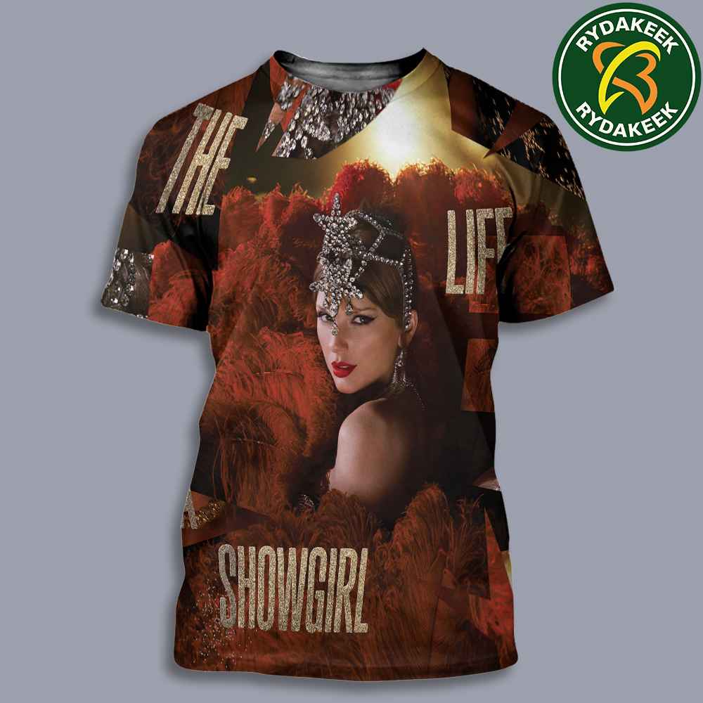 Taylor Swift The Life Of A Showgirl Album 2025 The Tiny Bubbles In Champagne Edition All Over Print T-Shirt Taylor Swift The Life Of A Showgirl Album 2025 The Tiny Bubbles In Champagne Edition All Over Print T-Shirt