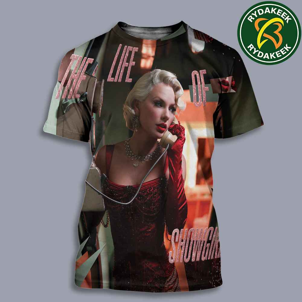 Taylor Swift The Life Of A Showgirl Dressing Room Rehearsal Version All Over Print T-Shirt Taylor Swift The Life Of A Showgirl Dressing Room Rehearsal Version All Over Print T-Shirt