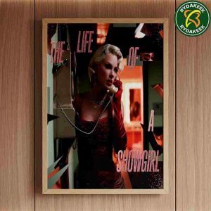 Taylor Swift The Life Of A Showgirl Dressing Room Rehearsal Version Home Decor Poster Canvas