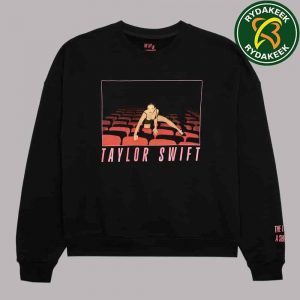 Taylor Swift The Life Of A Showgirl Merch IT’s Frightening Black Crewneck Sweatshirt