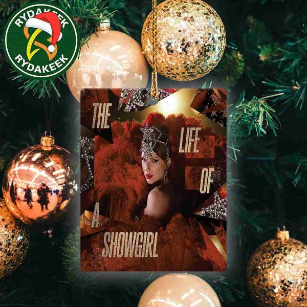 Taylor Swift The Life of a Showgirl Album 2025 The Tiny Bubbles in Champagne Edition Christmas Gift Tree Decorations Ornament