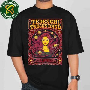 Tedeschi Trucks Band richmond Virginia 2025 Concert Poster At Allianz Amphitheater At Riverfront On October 21 T-Shirt Tedeschi Trucks Band richmond Virginia 2025 Concert Poster At Allianz Amphitheater At Riverfront On October 21 T-Shirt