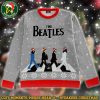 The Beatles Abbey Road Green Snowflakes Ugly Sweater Family Memories And Christmas Gift The Beatles Abbey Road Green Snowflakes Ugly Sweater Family Memories And Christmas Gift