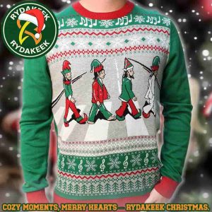 The Beatles Elf Abbey Road Family Memories And Christmas Gift Ugly Sweater