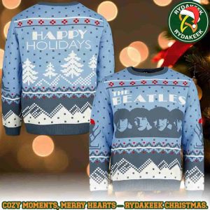 The Beatles Happy Holidays Family Memories And Christmas Gift Ugly Sweater