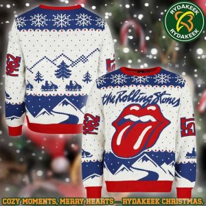 The Rolling Stones 62 Winter Train Rocke Family Memories And Christmas Gift Ugly Sweater
