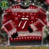 The Rolling Stones Classic Holiday Lip White Edition Family Memories And Christmas Gift Ugly Sweater The Rolling Stones Classic Holiday Lip White Edition Family Memories And Christmas Gift Ugly Sweater