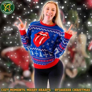 The Rolling Stones Patriotic Holiday Rock Family Memories And Christmas Gift Ugly Sweater
