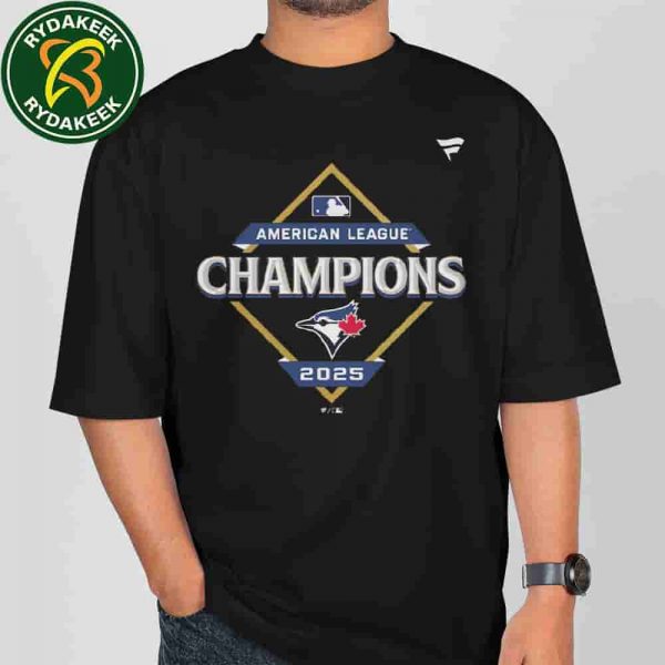 Toddler Toronto Blue Jays Fanatics 2025 MLB American League Champions Locker Room T-Shirt