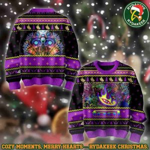Tool Winter Tour Psychedelic Purple Family Memories And Christmas Gift Ugly Sweater