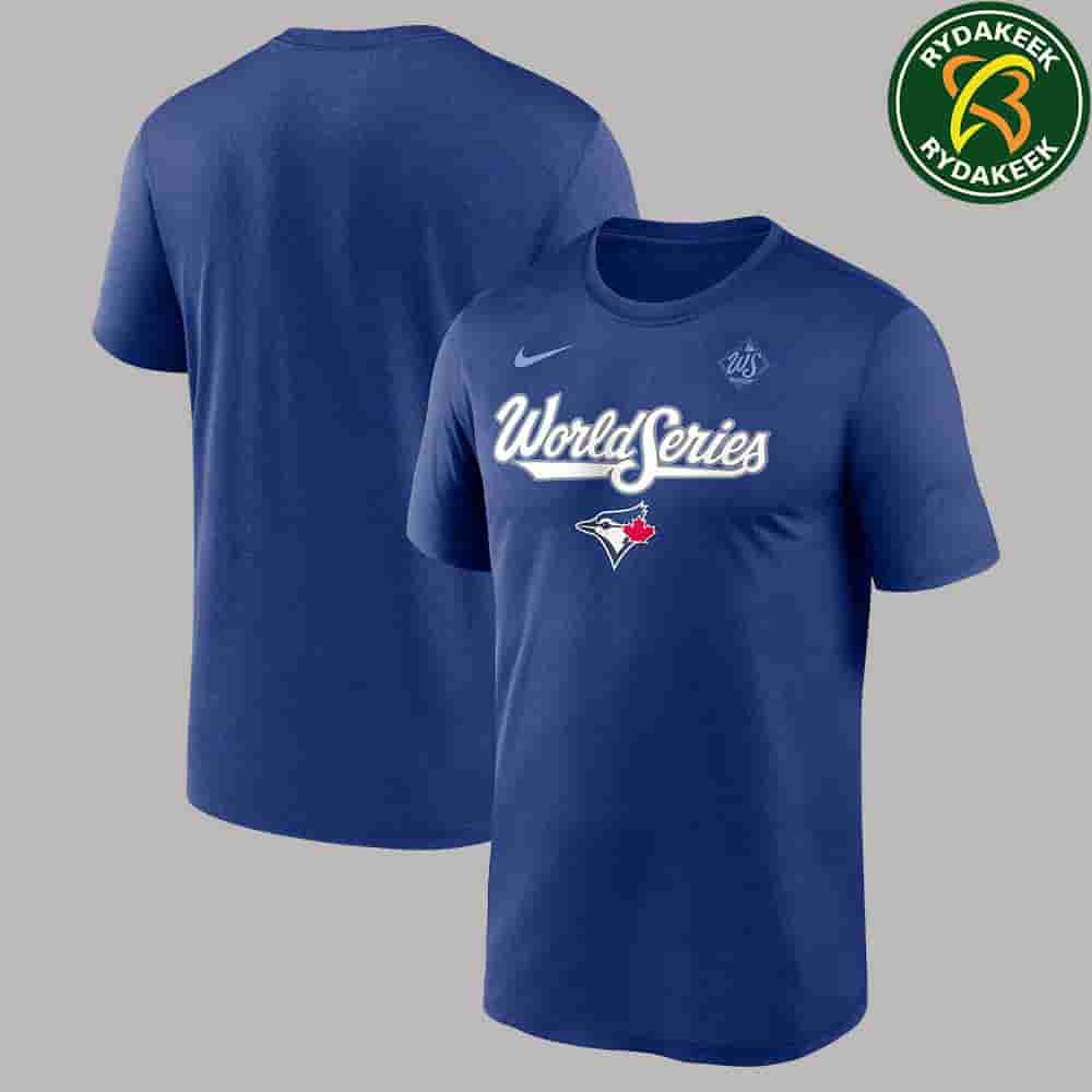 Toronto Blue Jays X Nike Royal 2025 MLB World Series Collection Legend Dri-FIT T-Shirt Toronto Blue Jays X Nike Royal 2025 MLB World Series Collection Legend Dri-FIT T-Shirt