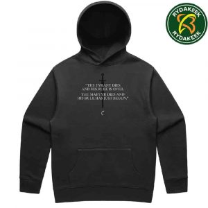 Turning Point USA Charlie Kirk Martyr Pull Over Hoodie Shirt