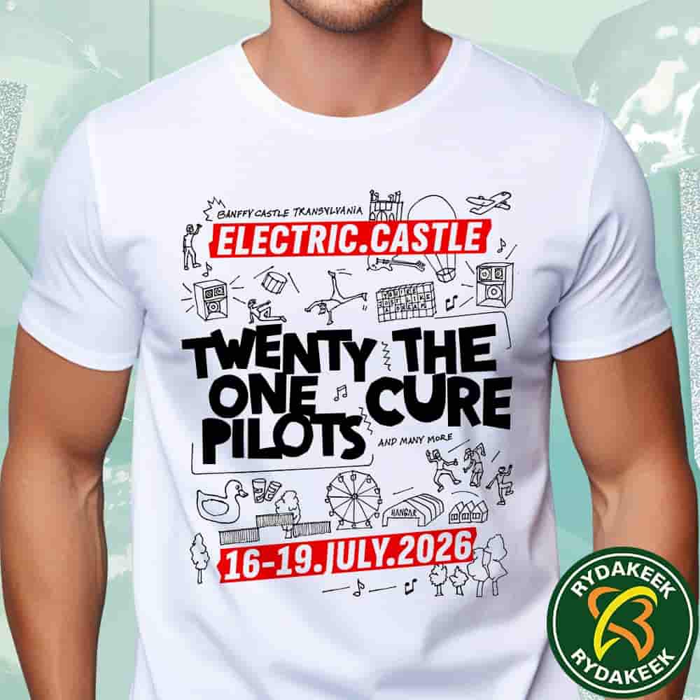 Twenty One Pilots And The Crue Are The Headliners For Electric Castle Festival 2026 At Banffy Castle In Transylvania Romania T-Shirt Twenty One Pilots And The Crue Are The Headliners For Electric Castle Festival 2026 At Banffy Castle In Transylvania Romania T-Shirt
