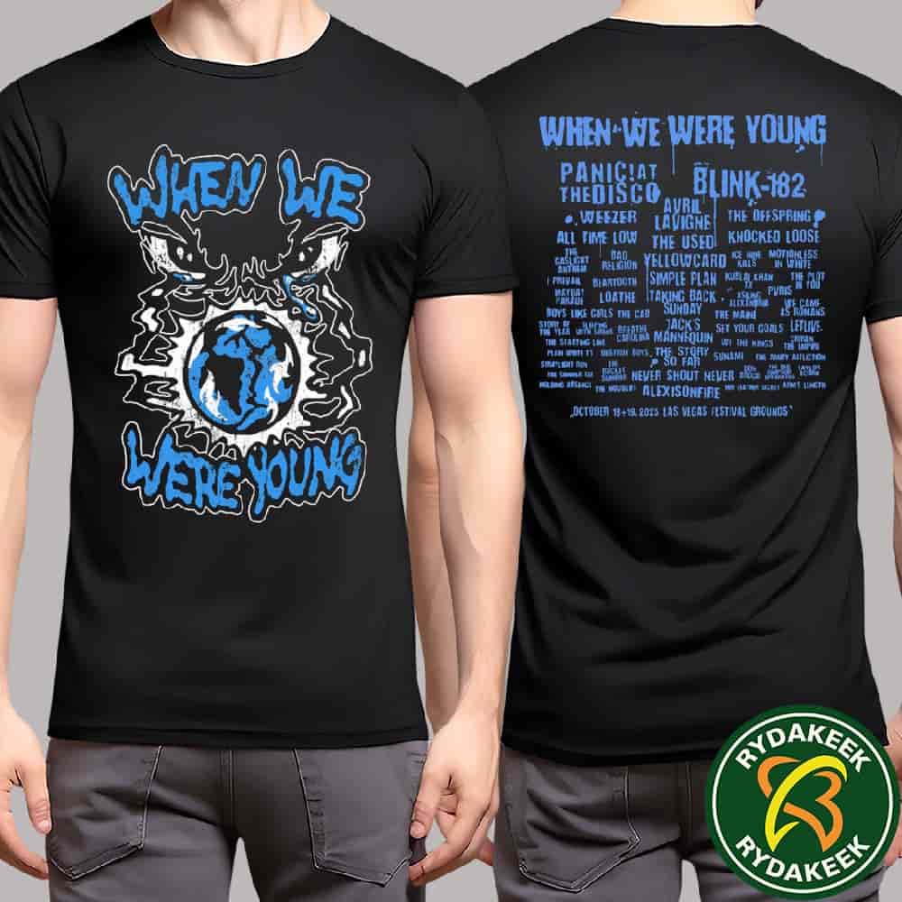 When We Were Young Festival 2025 Las Vegas NV At Las Vegas Festival Grounds October 18-19 Overseer Lineup Unisex T-Shirt When We Were Young Festival 2025 Las Vegas NV At Las Vegas Festival Grounds October 18-19 Overseer Lineup Unisex T-Shirt
