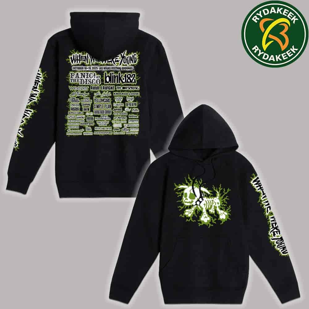 When We Were Young Festival 2025 Las Vegas Nv At Las Vegas Festival Grounds October 18-19 Electric Dog Lineup Pull Over Hoodie Shirt When We Were Young Festival 2025 Las Vegas Nv At Las Vegas Festival Grounds October 18-19 Electric Dog Lineup Pull Over Hoodie Shirt