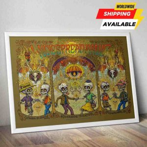 Widespread Panic Milwaukee 2025 Concer Poster Live At The Riverside Theater On October 24-25-26 Skull Artwork Poster Canvas Widespread Panic Milwaukee 2025 Concer Poster Live At The Riverside Theater On October 24-25-26 Skull Artwork Poster Canvas