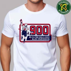 Alex Ovechkin Scores 900 Goals NHL History Made Unisex T-Shirt