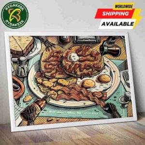 Billy Strings Albany New York 2025 Artt By Dylan Goldberger At Mvp Arena On November 12 Home Decor Poster Canvas