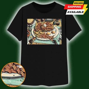 Billy Strings Albany New York 2025 Artt By Dylan Goldberger At Mvp Arena On November 12 T-Shirt