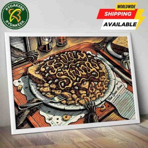 Billy Strings Newark New York 2025 Artt By Dylan Goldberger At Prudential Center On November 14-15 Home Decor Poster Canvas