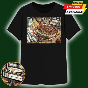 Billy Strings Rochester New York 2025 Artt By Dylan Goldberger At Blue Cross Arena On November 11 T-Shirt