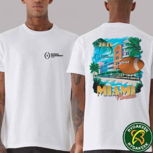 College Football Playoff National Championship Game 2026 Miami Beach Views T-Shirt