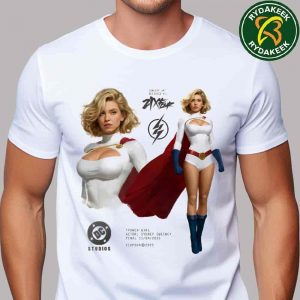 DCU Power Girl Concept Actor Sydney Sweeney 2025 T-Shirt